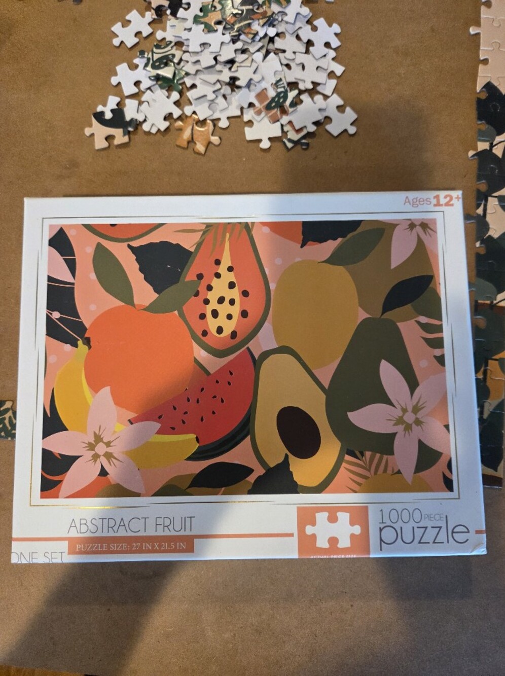 NIB Abstract Fruit 1000 Piece Jigsaw Puzzle